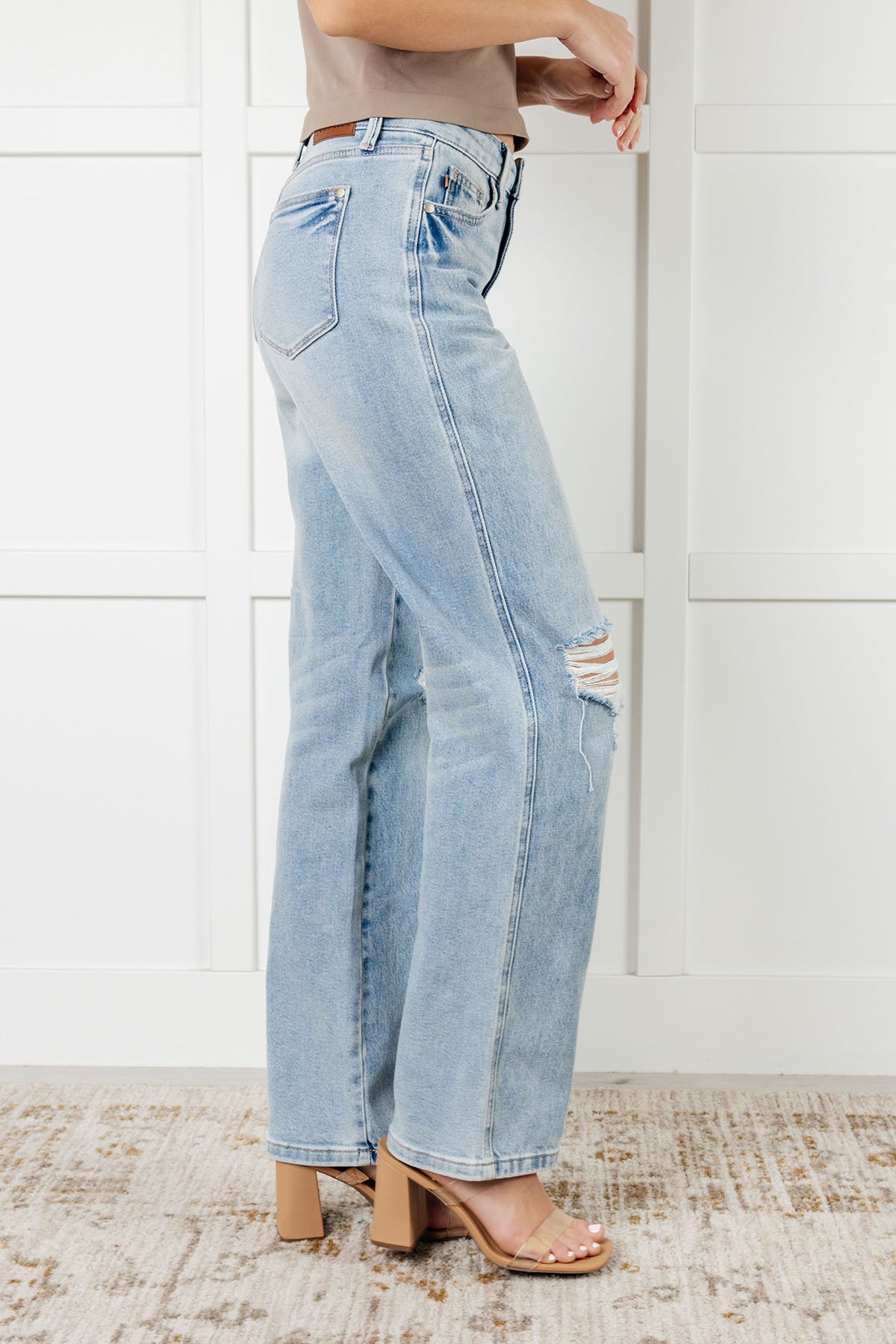 Judy Blue | Patricia High Rise Rigid Magic 90's Straight Jeans