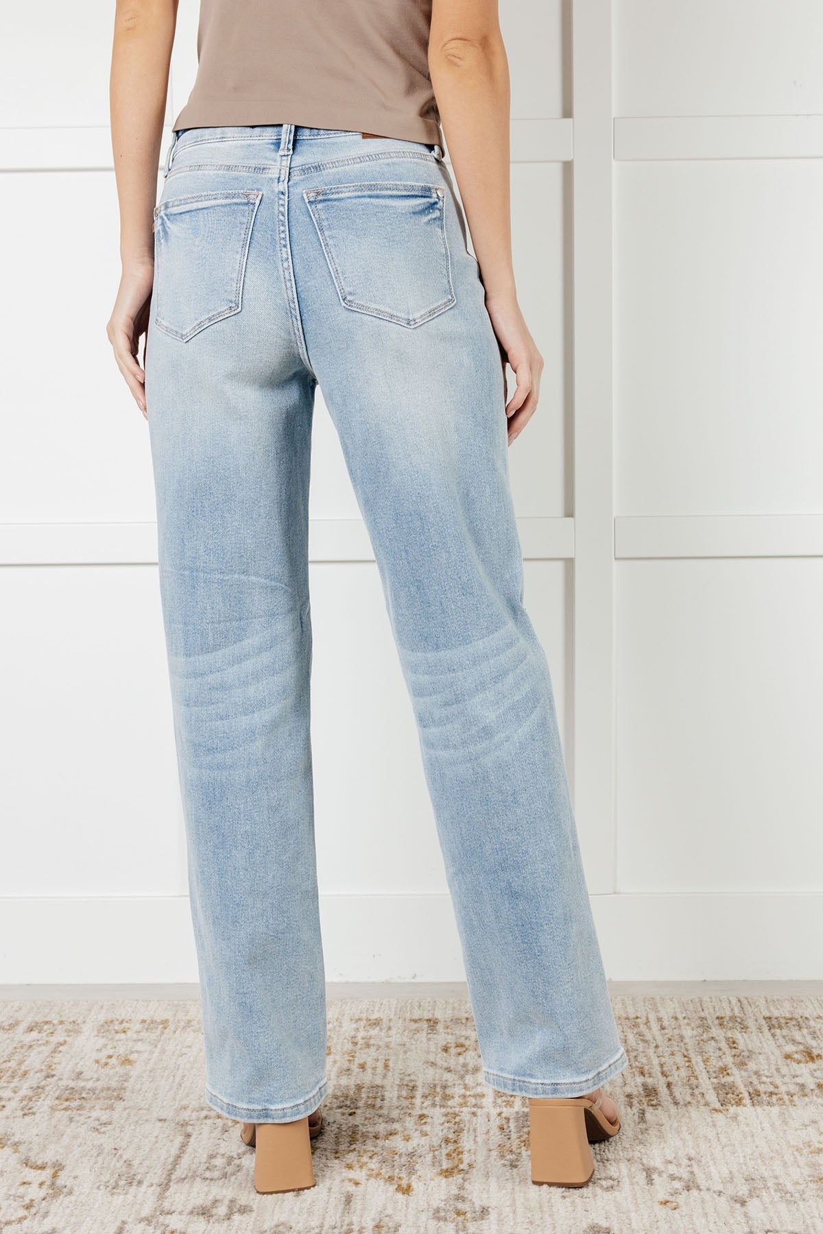 Judy Blue | Patricia High Rise Rigid Magic 90's Straight Jeans