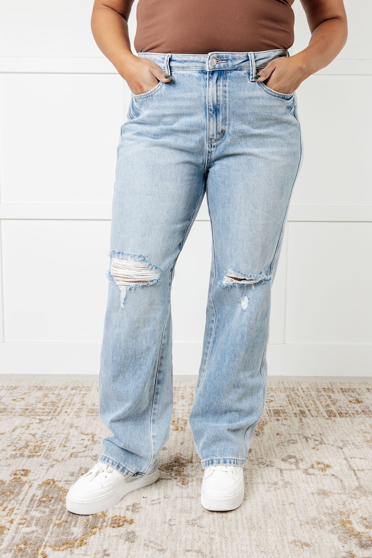 Judy Blue | Patricia High Rise Rigid Magic 90's Straight Jeans