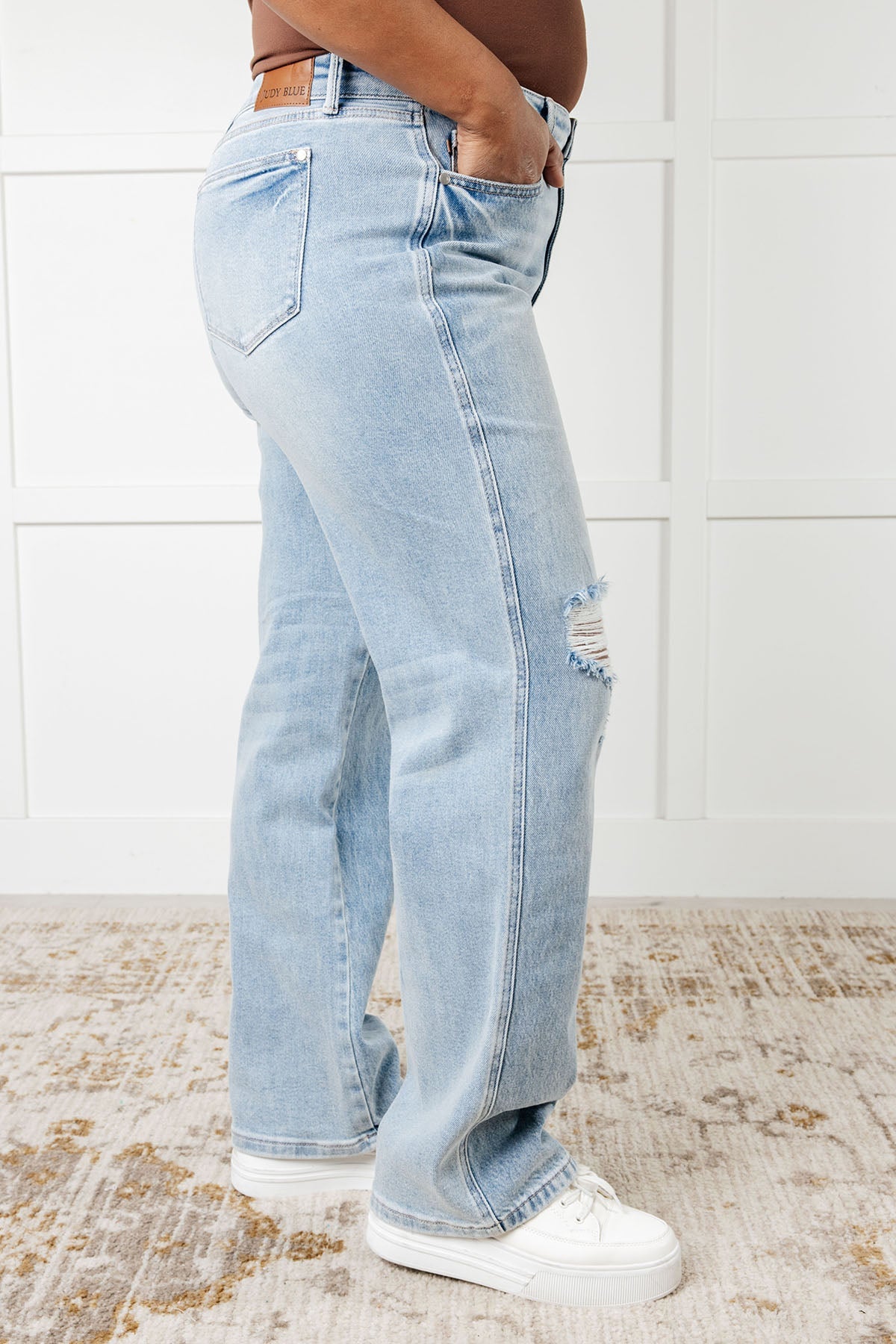 Judy Blue | Patricia High Rise Rigid Magic 90's Straight Jeans