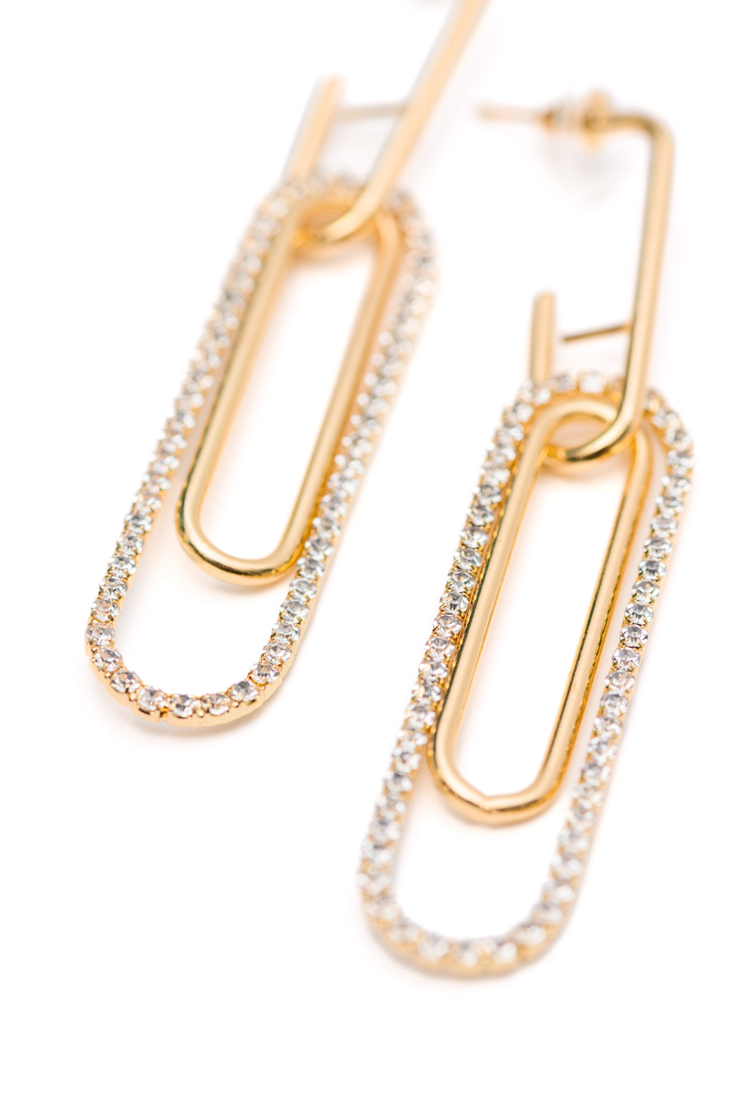 Sonia Link Earrings In Gold