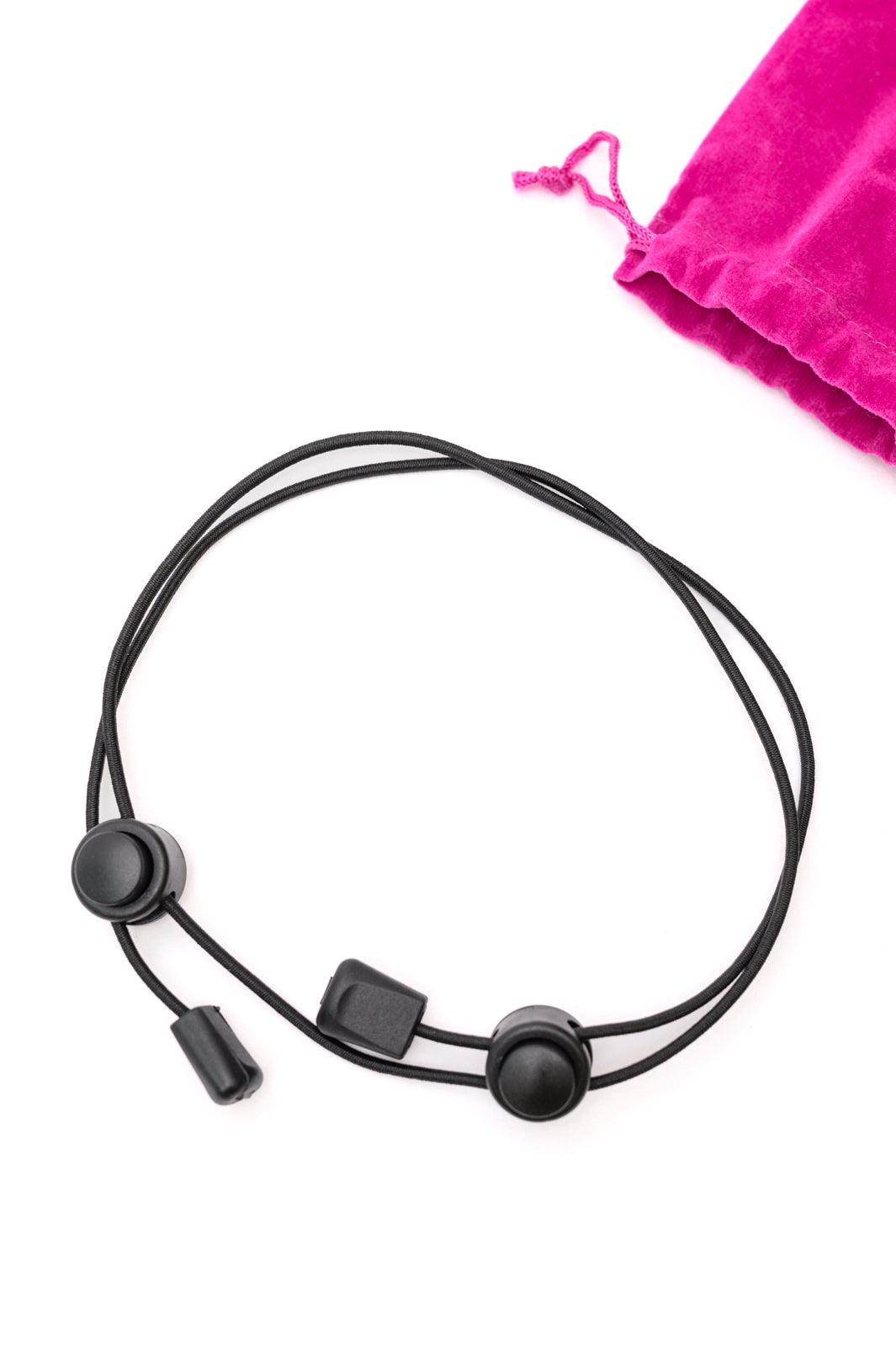 Adjustable Crop Band In Black - becauseofadi