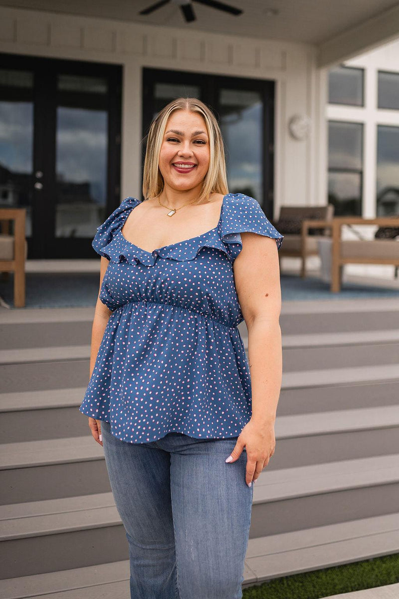 Connect the Dots Peplum Blouse - becauseofadi