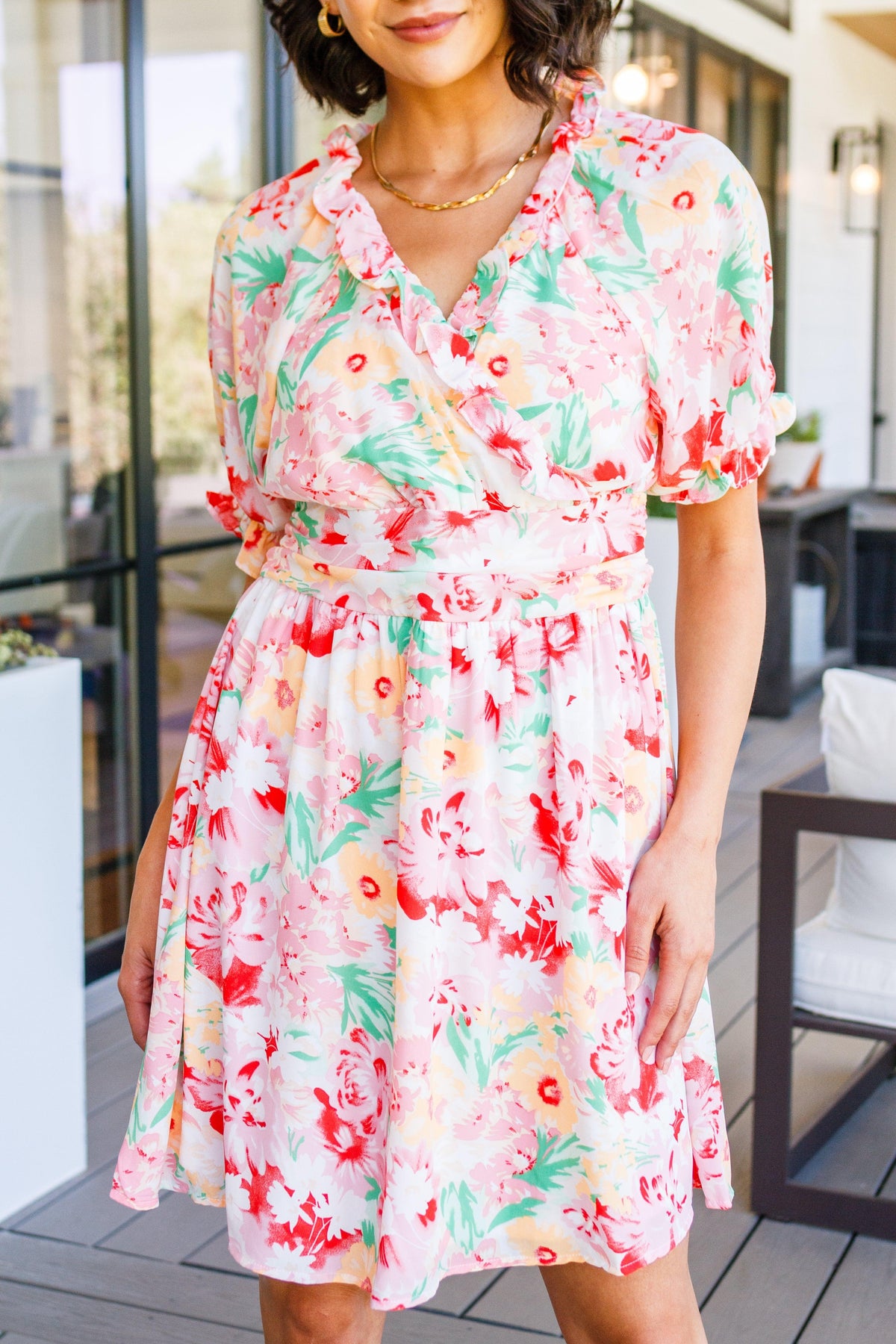 Fancy Free Floral Dress - becauseofadi