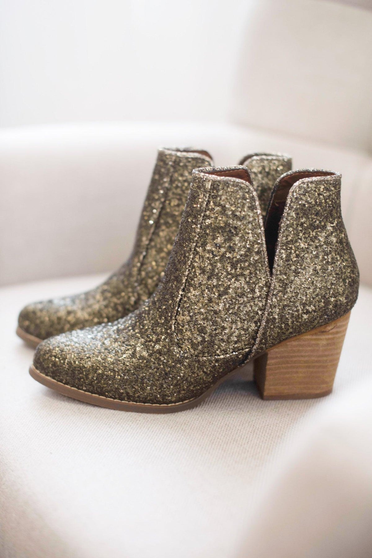 Fiera Booties in Bronze