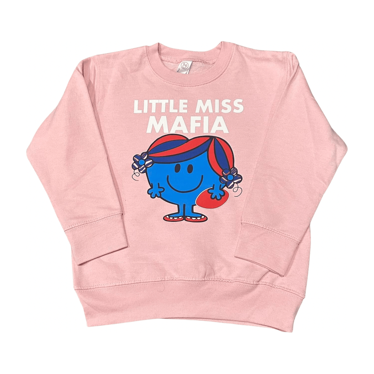 Girls Little Miss Mafia Sweatshirt | Buffalo Bills Fan Sweatshirt - becauseofadi