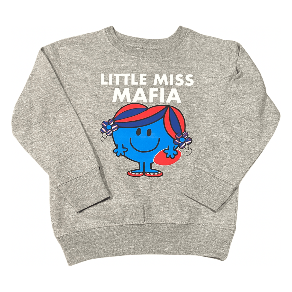 Girls Little Miss Mafia Sweatshirt | Buffalo Bills Fan Sweatshirt - becauseofadi