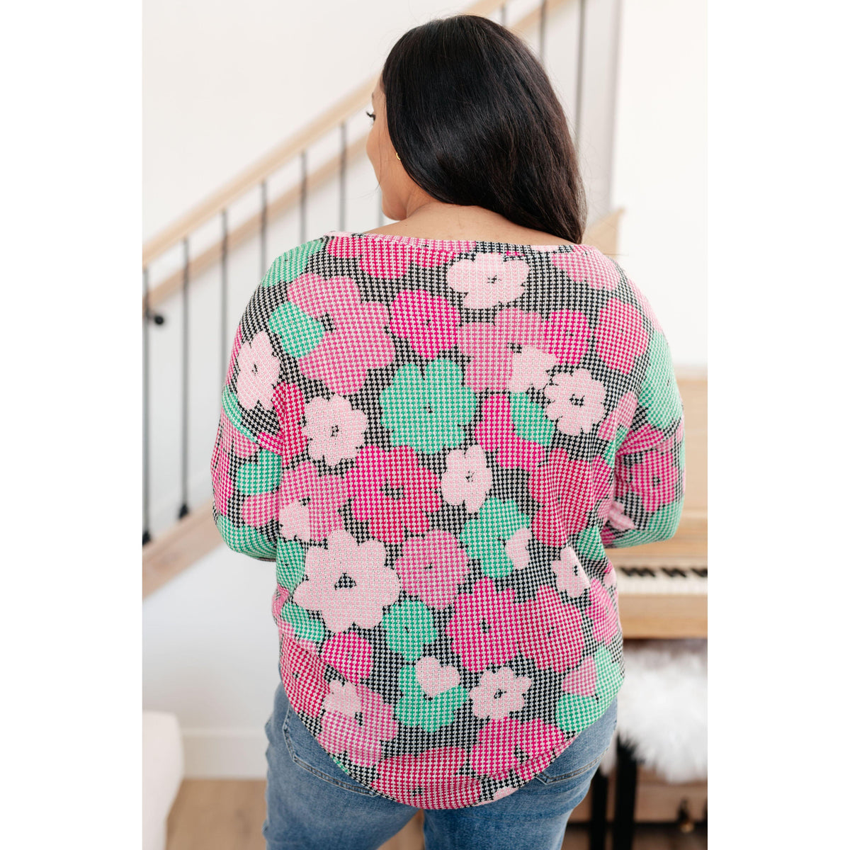 Group Chat Floral Top - becauseofadi