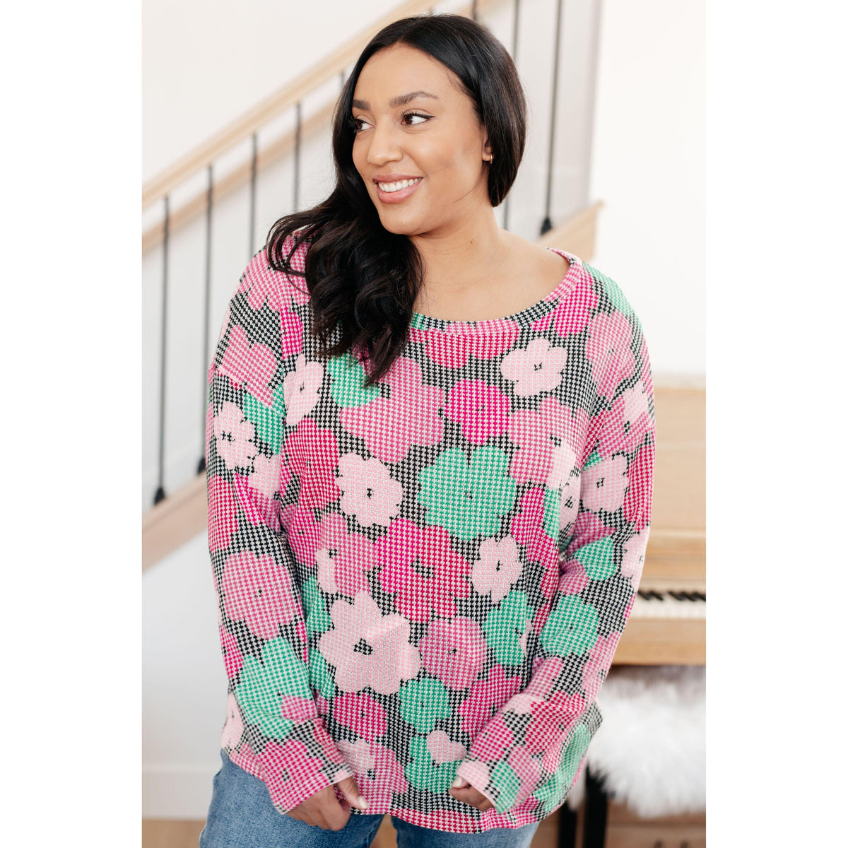 Group Chat Floral Top - becauseofadi