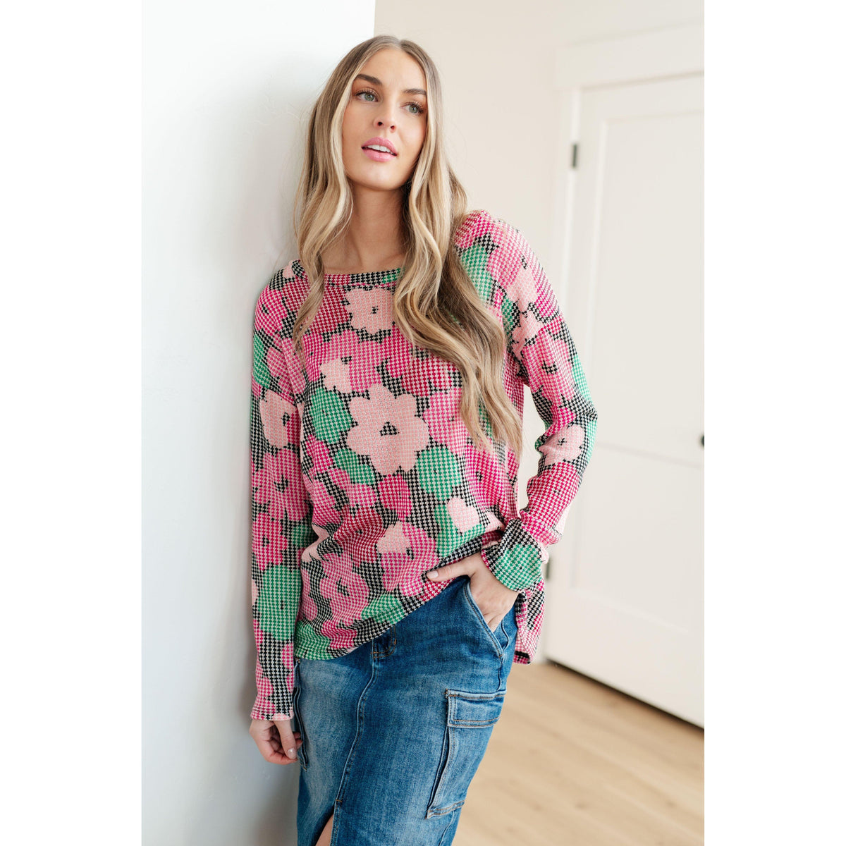 Group Chat Floral Top - becauseofadi