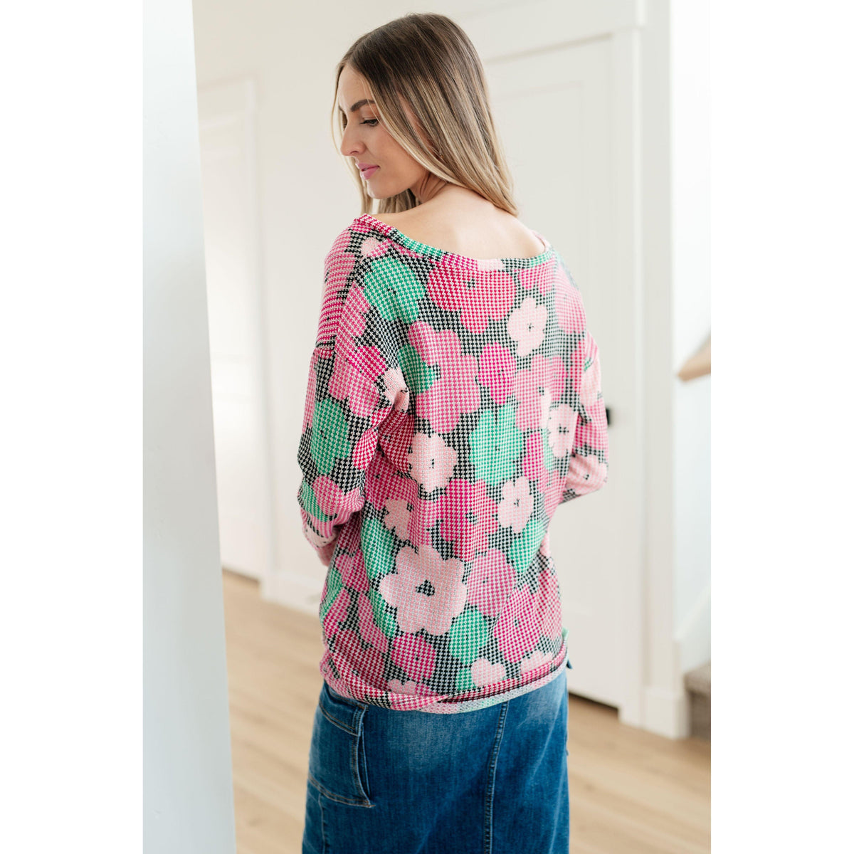 Group Chat Floral Top - becauseofadi