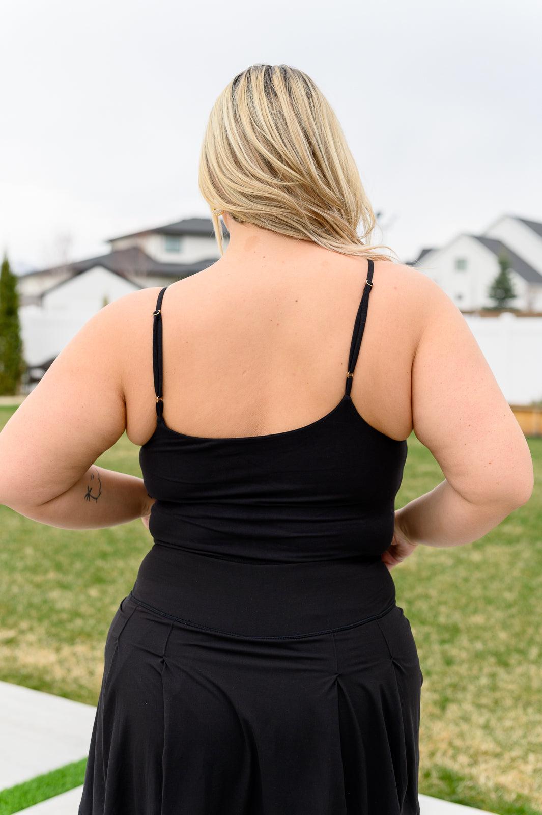 Hot Yoga Tank in Black - becauseofadi