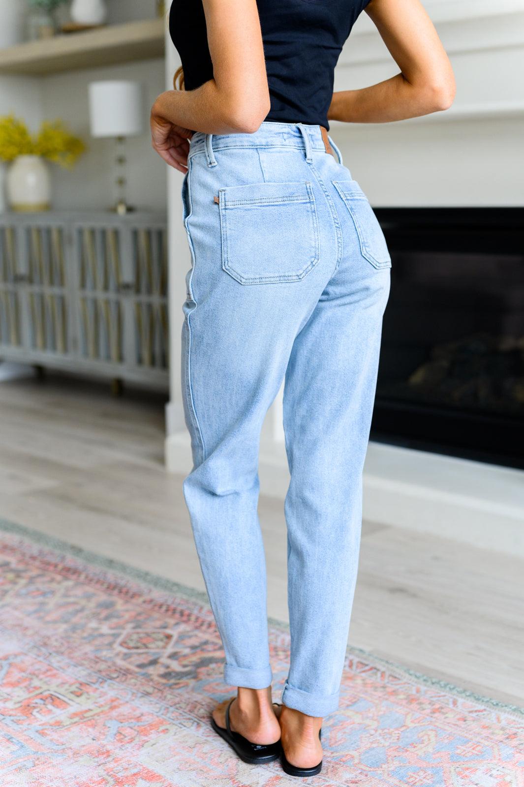 Judy Blue | Cooper High Rise Vintage Denim Jogger - becauseofadi