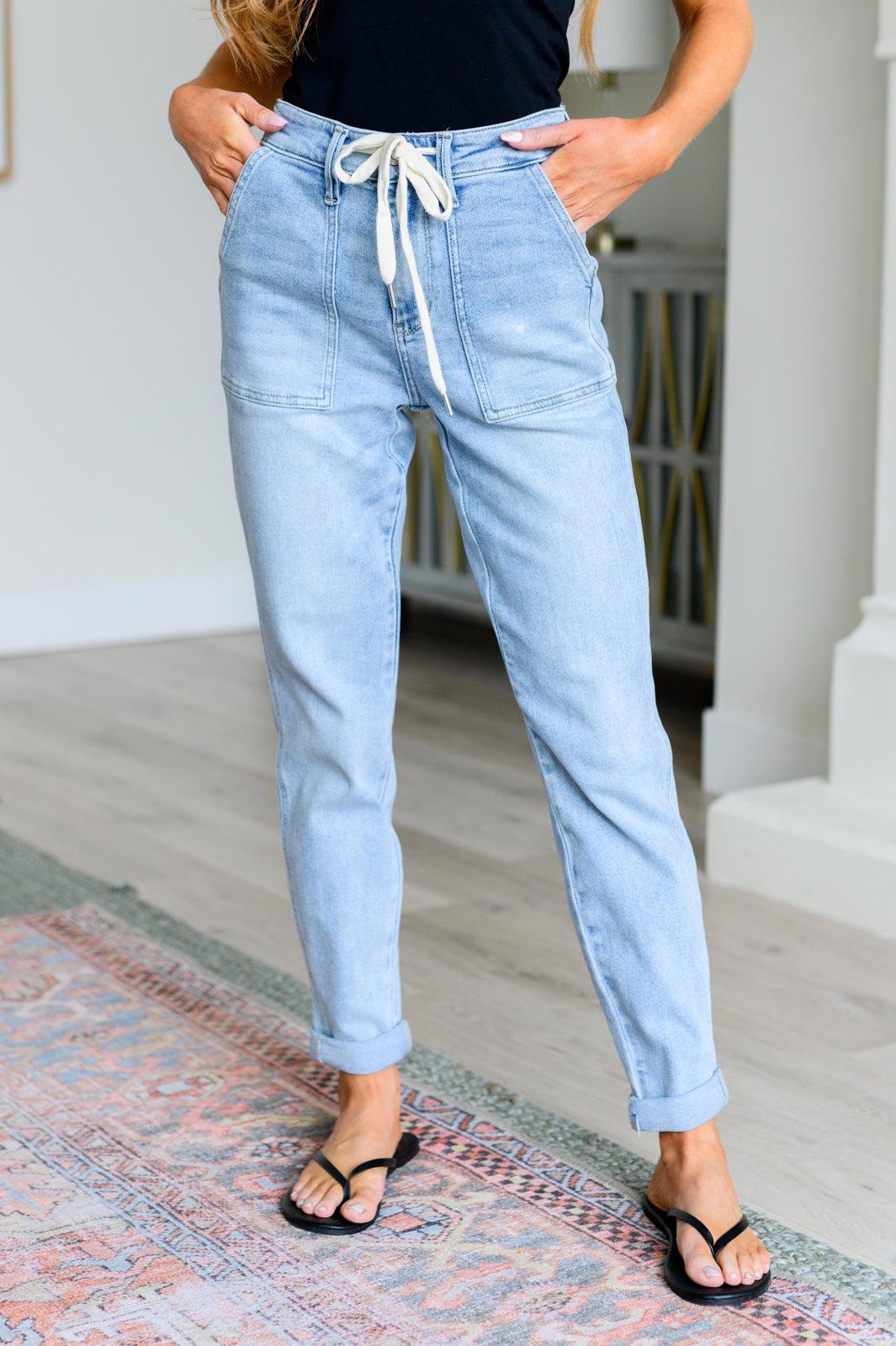 Judy Blue | Cooper High Rise Vintage Denim Jogger - becauseofadi