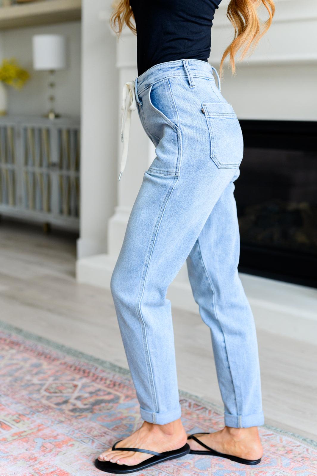 Judy Blue | Cooper High Rise Vintage Denim Jogger - becauseofadi