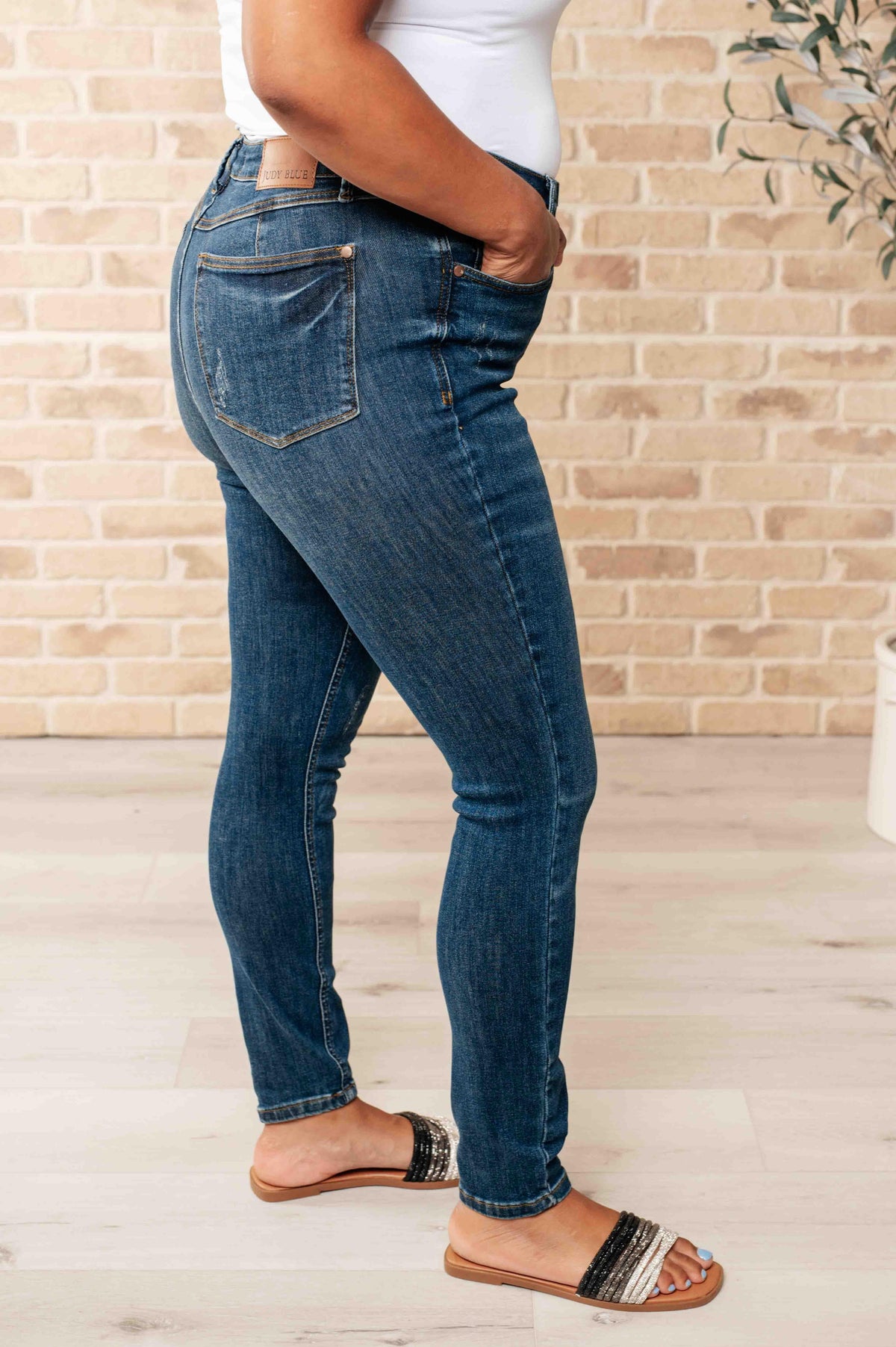 Judy Blue | Cora High Rise Control Top Skinny Jeans - becauseofadi