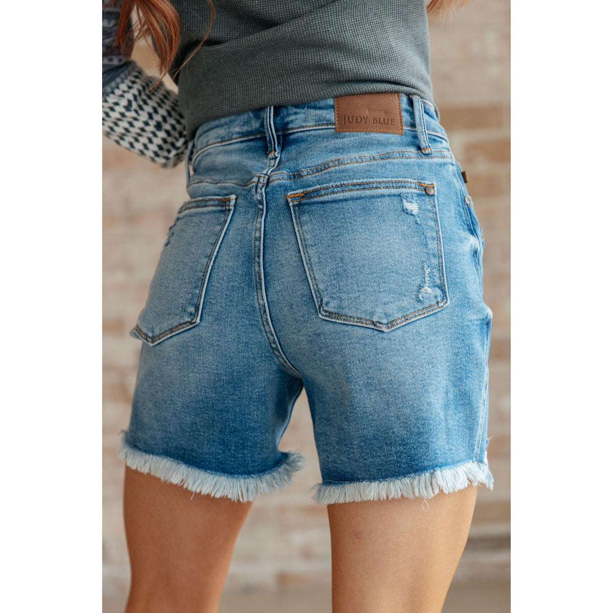 Judy Blue | Kara High Rise Rigid Magic Button Fly Cutoff Shorts - becauseofadi