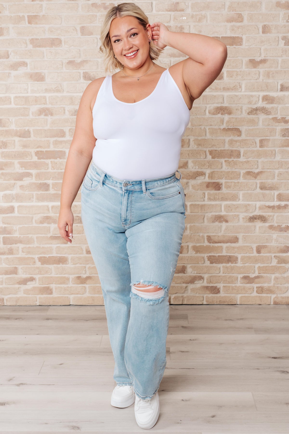 Judy Blue | Parker High Rise 90's Straight Jeans - becauseofadi