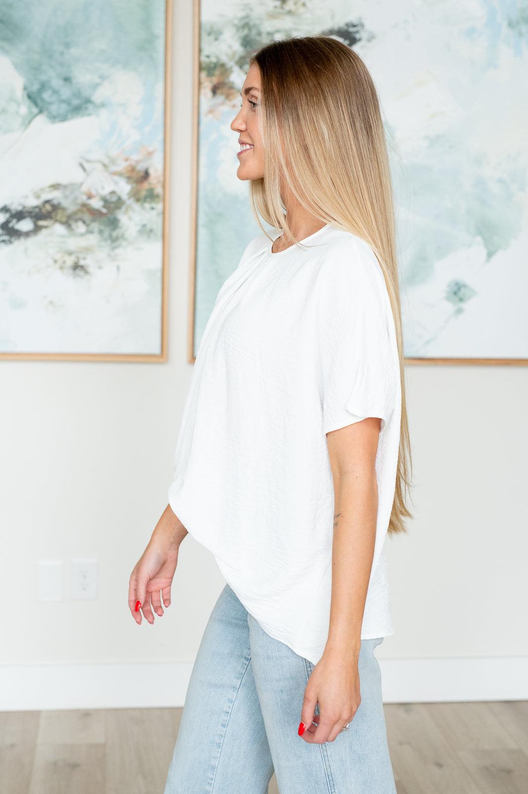 Mild Moments Pleat Detail Top - becauseofadi