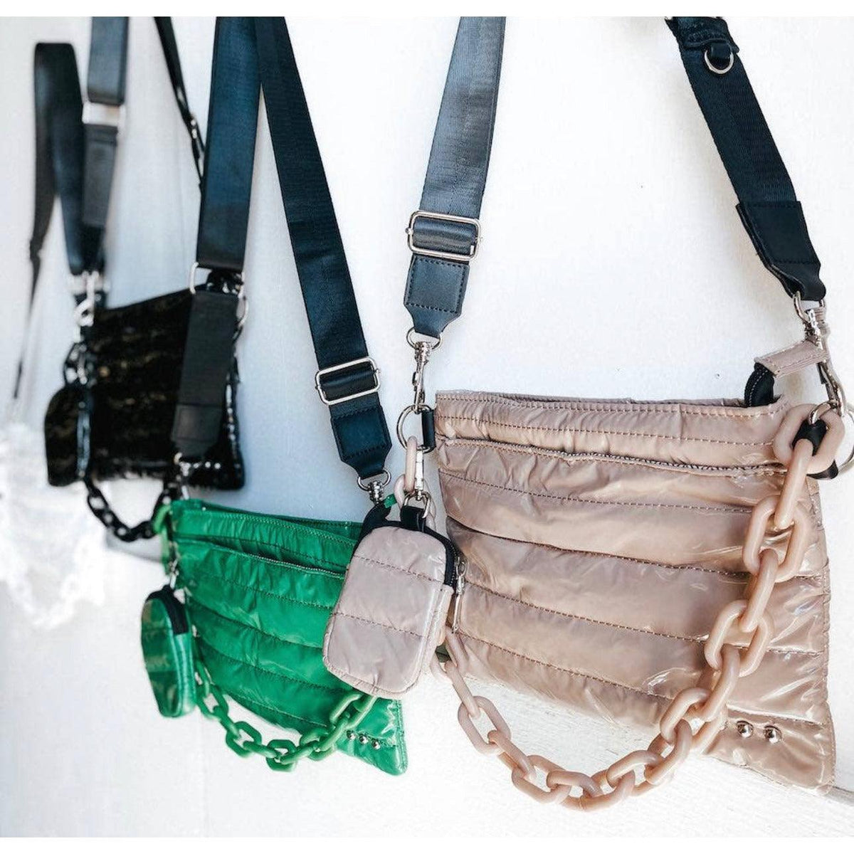 Women's Nova Nylon Chain Crossbody Bag | Pretty Simple - becauseofadi