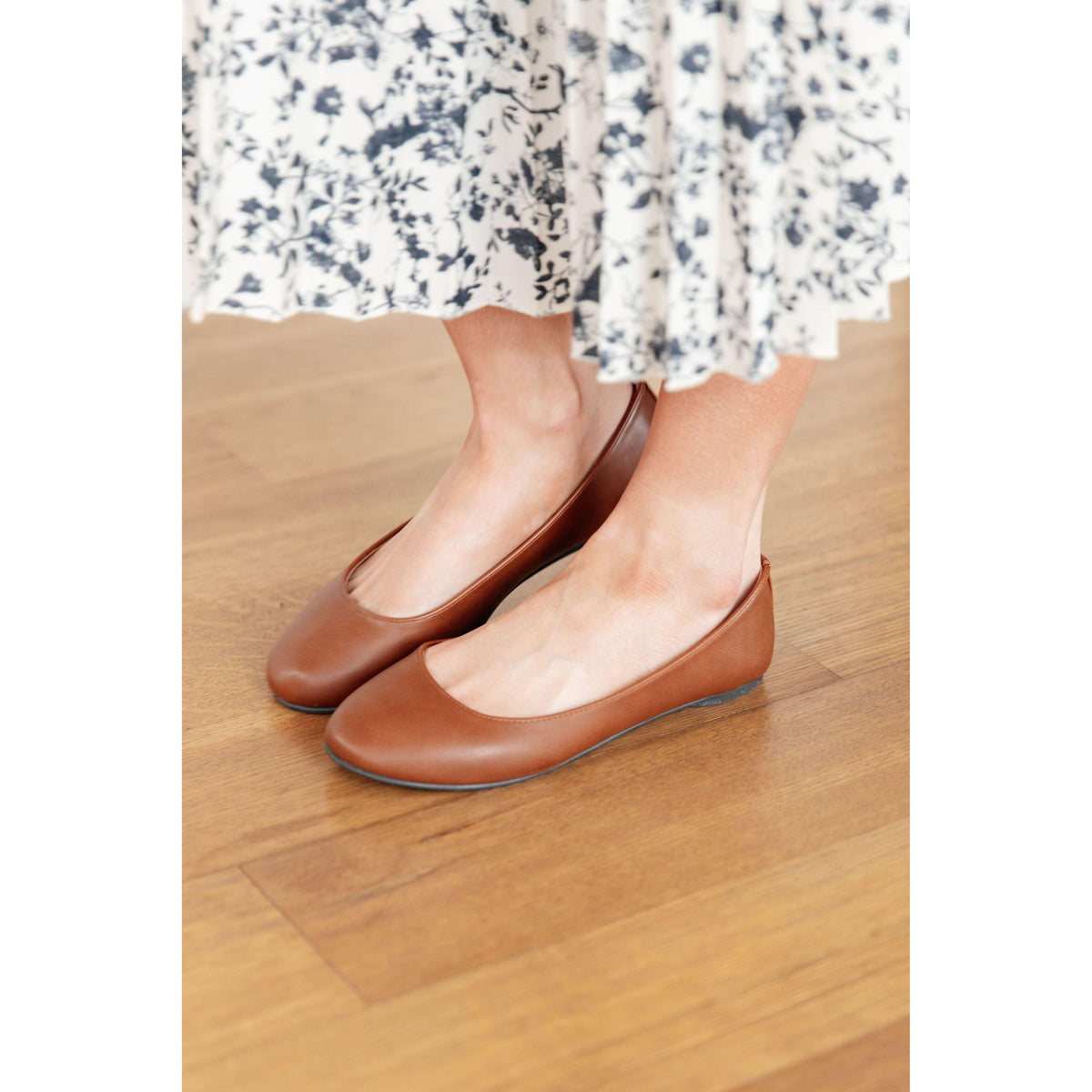 Soda | Women's On Your Toes Ballet Flats in Camel - becauseofadi