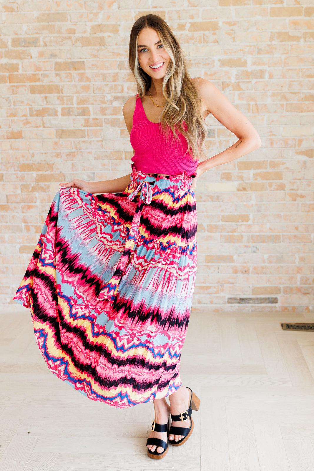 Watch Me Twirl Abstract Skirt - becauseofadi