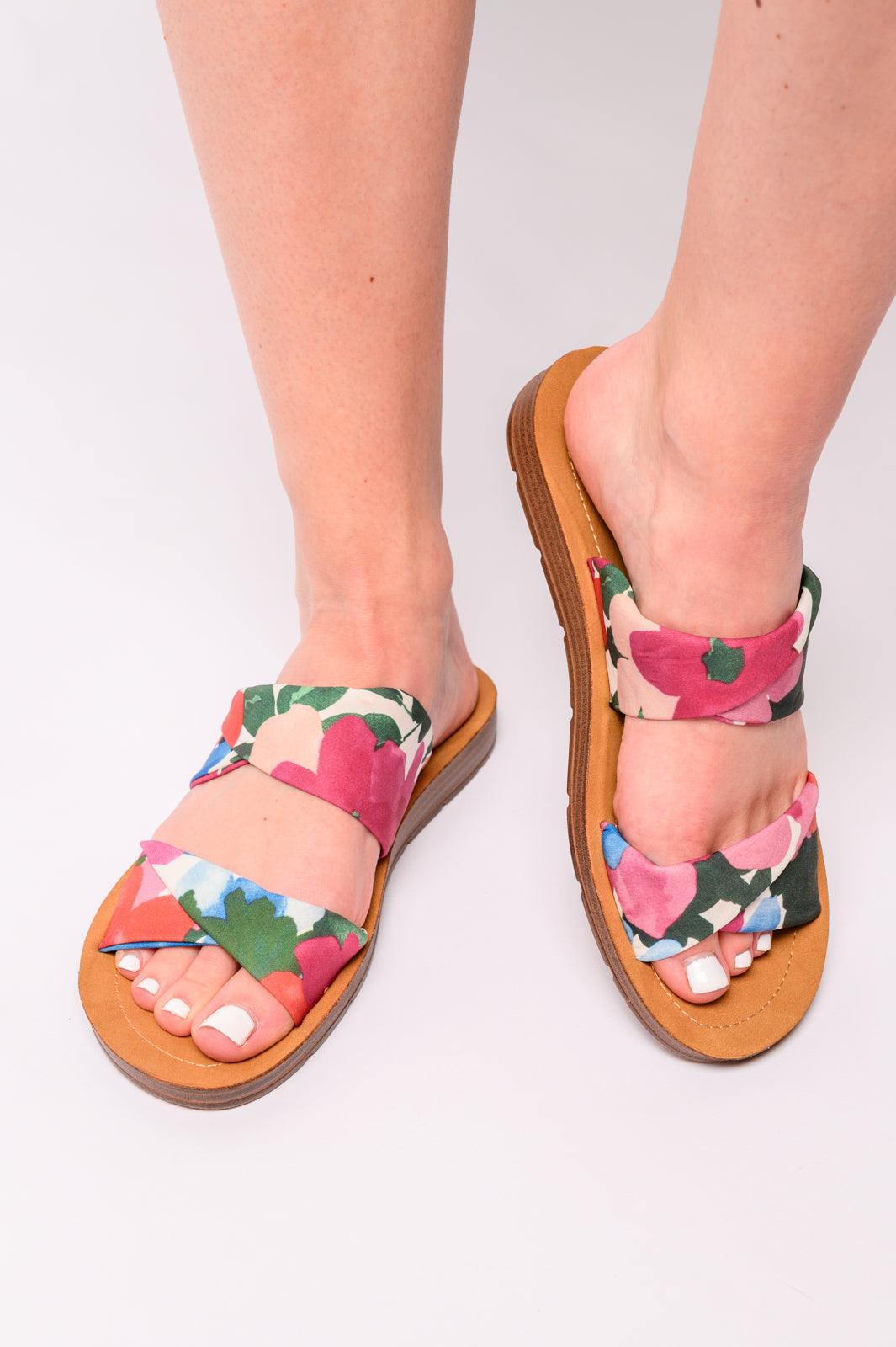 With a Twist Sandal in Flowers - becauseofadi