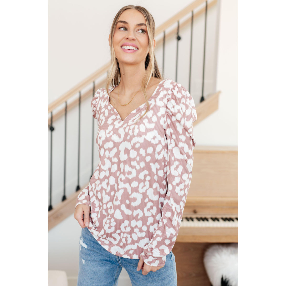 Women’s Wild Weekend Animal Print Top - becauseofadi