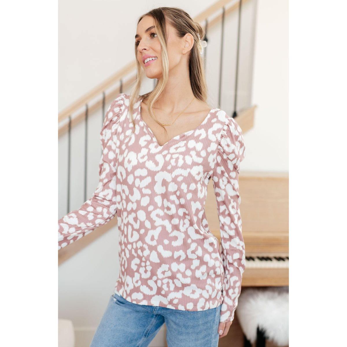 Women’s Wild Weekend Animal Print Top - becauseofadi