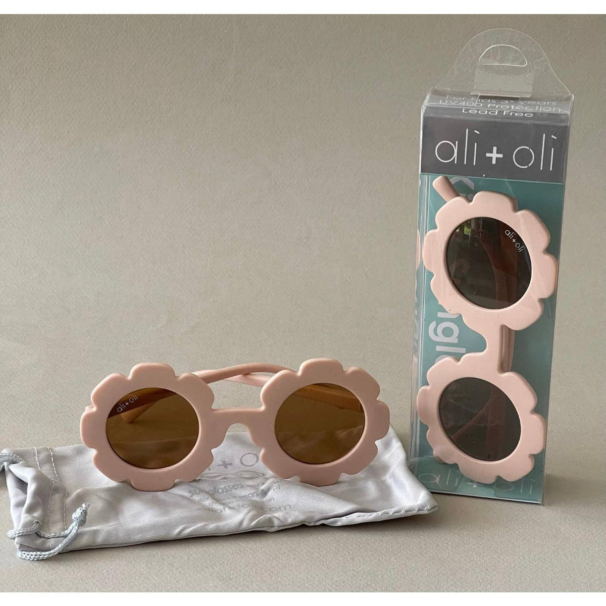 Ali + Oli | Kids Flower Power Sunglasses | Pink - becauseofadi