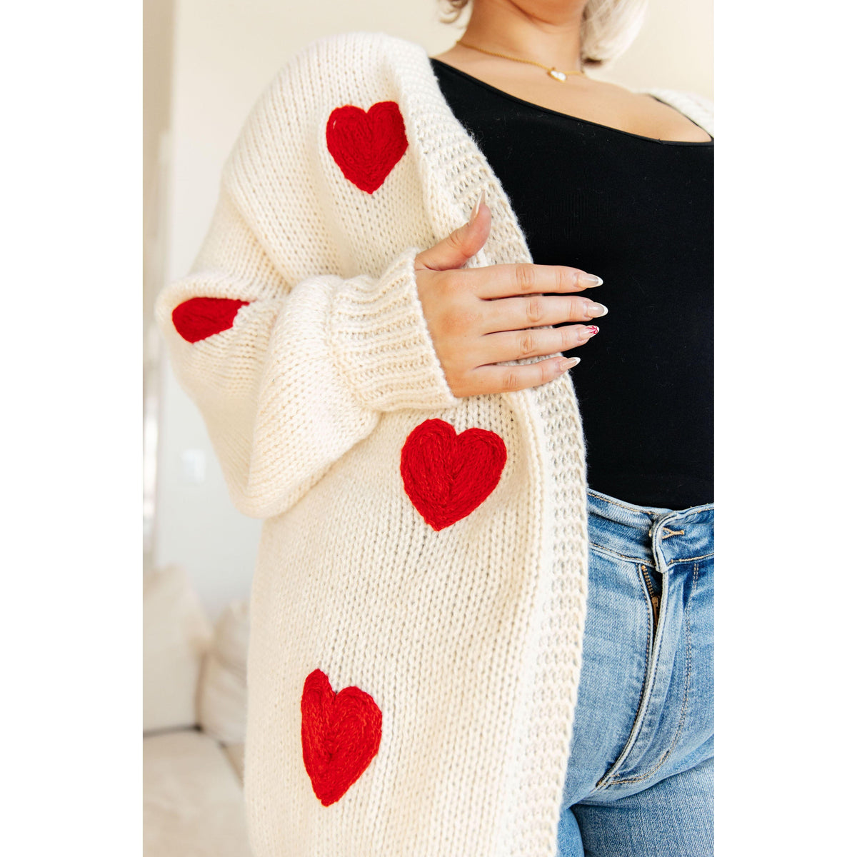 Bibi | Heart Eyes Cardigan - becauseofadi