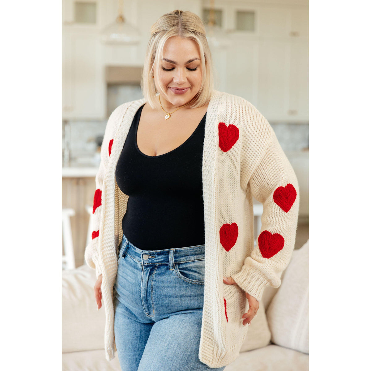 Bibi | Heart Eyes Cardigan - becauseofadi