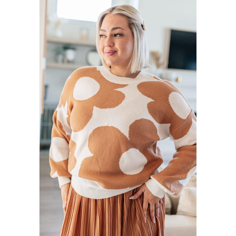 Bigger is Better Mod Floral Sweater - becauseofadi