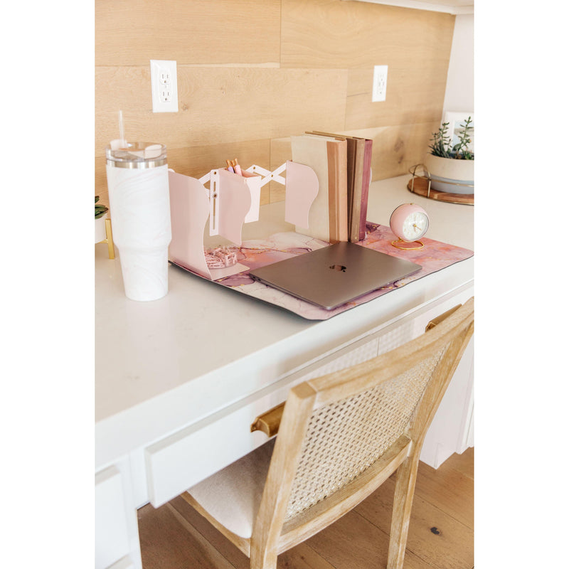 Boss Babe Expanding Desk Organizer in Pink - becauseofadi