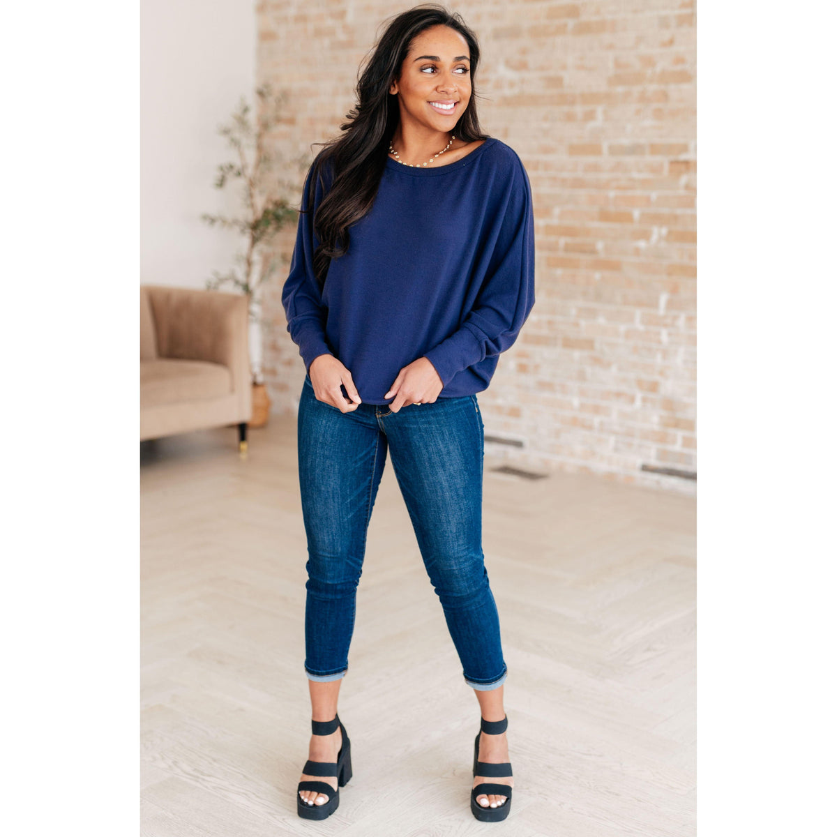 Casually Comfy Batwing Top - becauseofadi