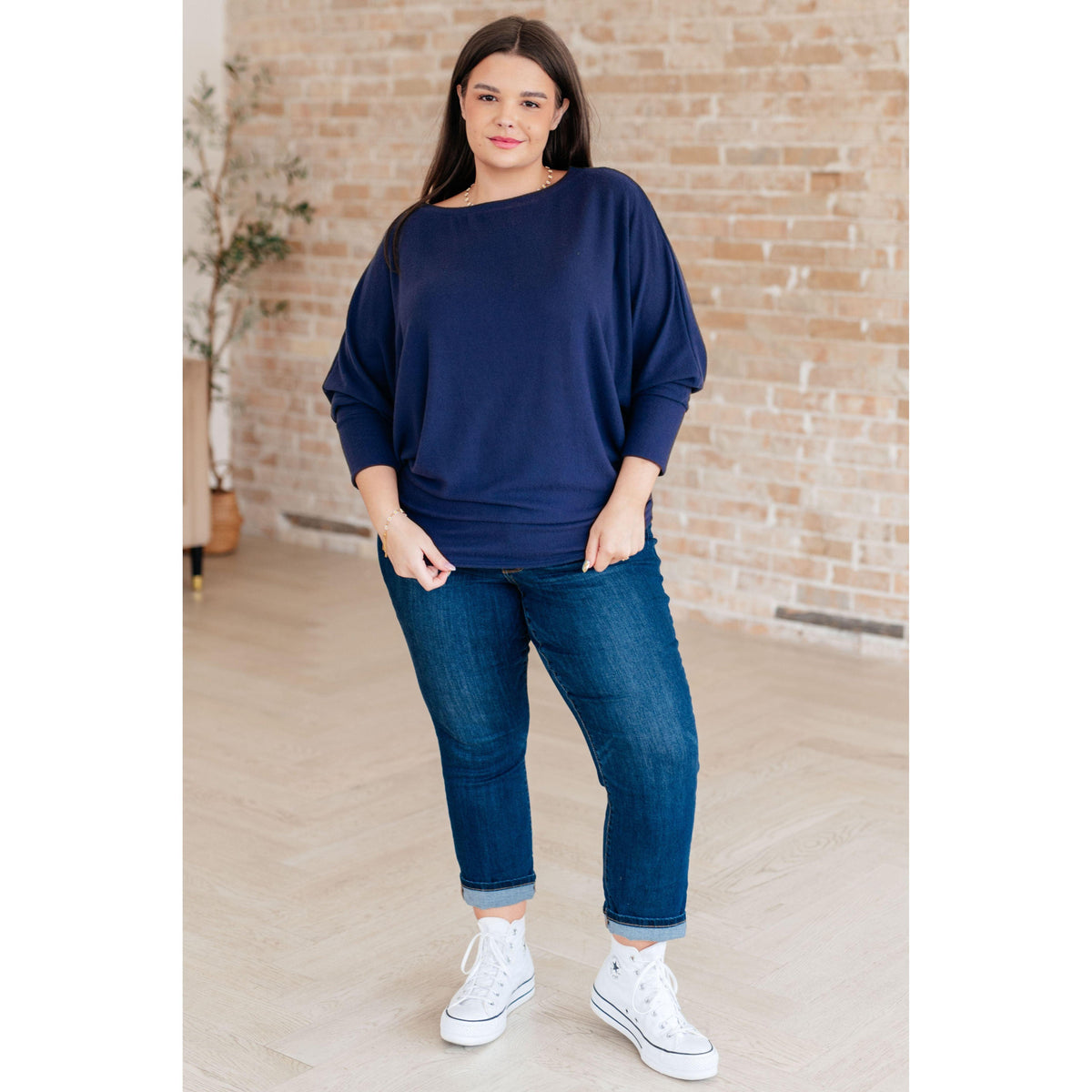 Casually Comfy Batwing Top - becauseofadi