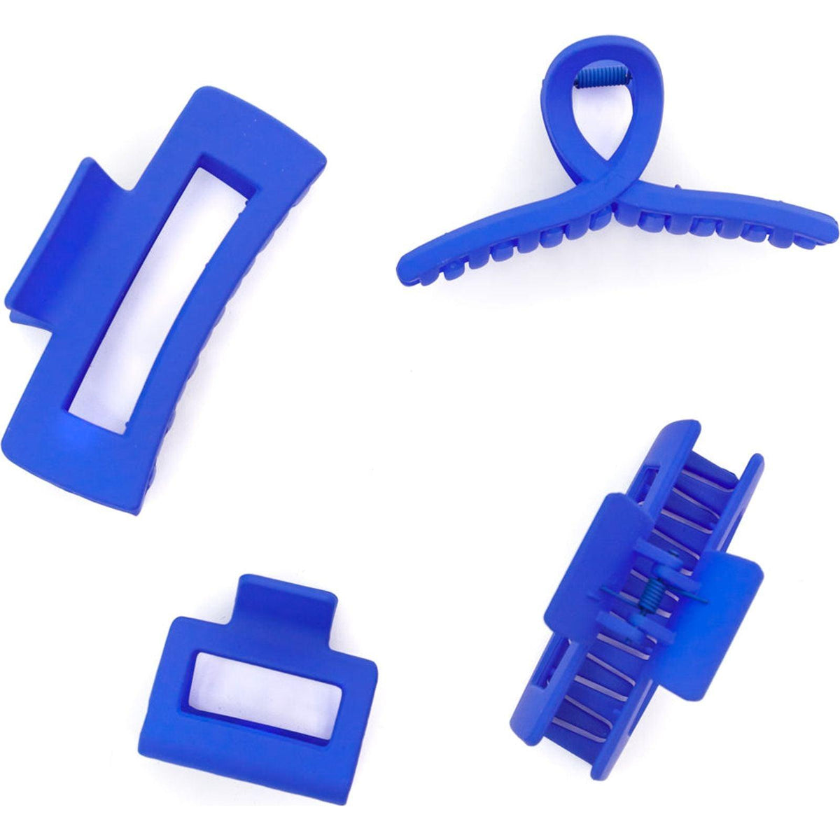 Claw Clip Set of 4 in Royal Blue - becauseofadi