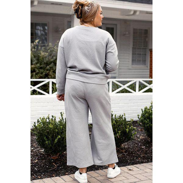 CozyChic Comfort Set Long Sleeve Top and Pants Set - becauseofadi