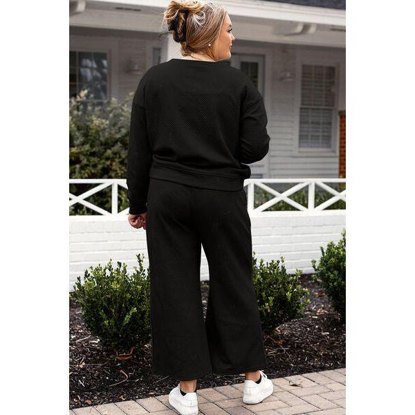 CozyChic Comfort Set Long Sleeve Top and Pants Set - becauseofadi