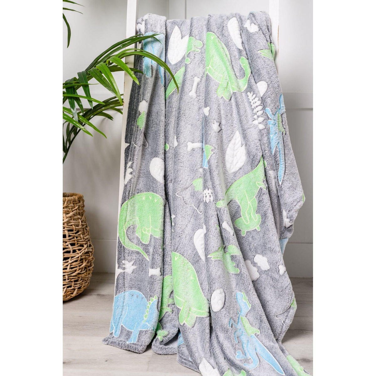 Glow in the Dark Blanket in Dinosaurs - becauseofadi