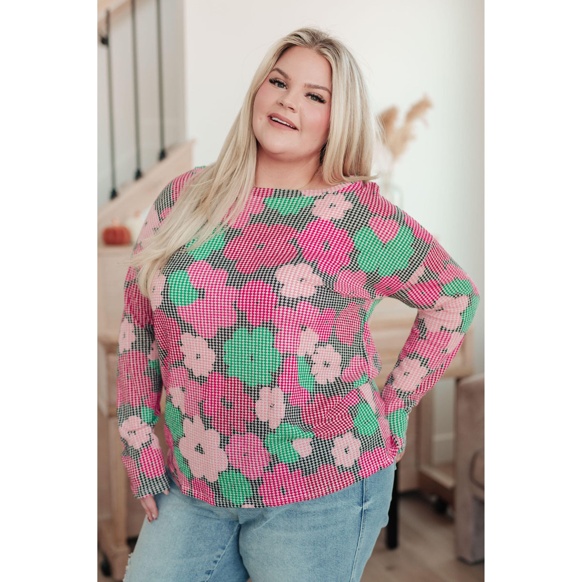 Group Chat Floral Top - becauseofadi