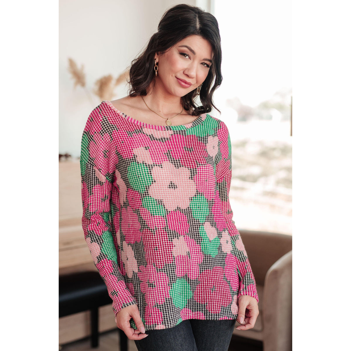 Group Chat Floral Top - becauseofadi