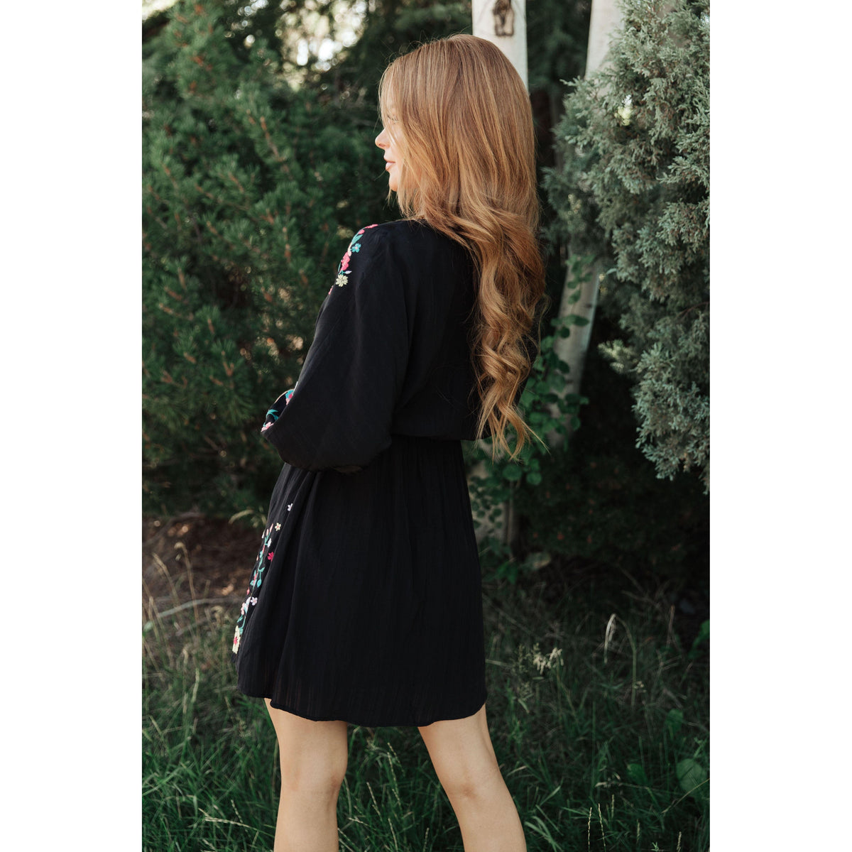 Happy To See You Floral Embroidered Dress - becauseofadi