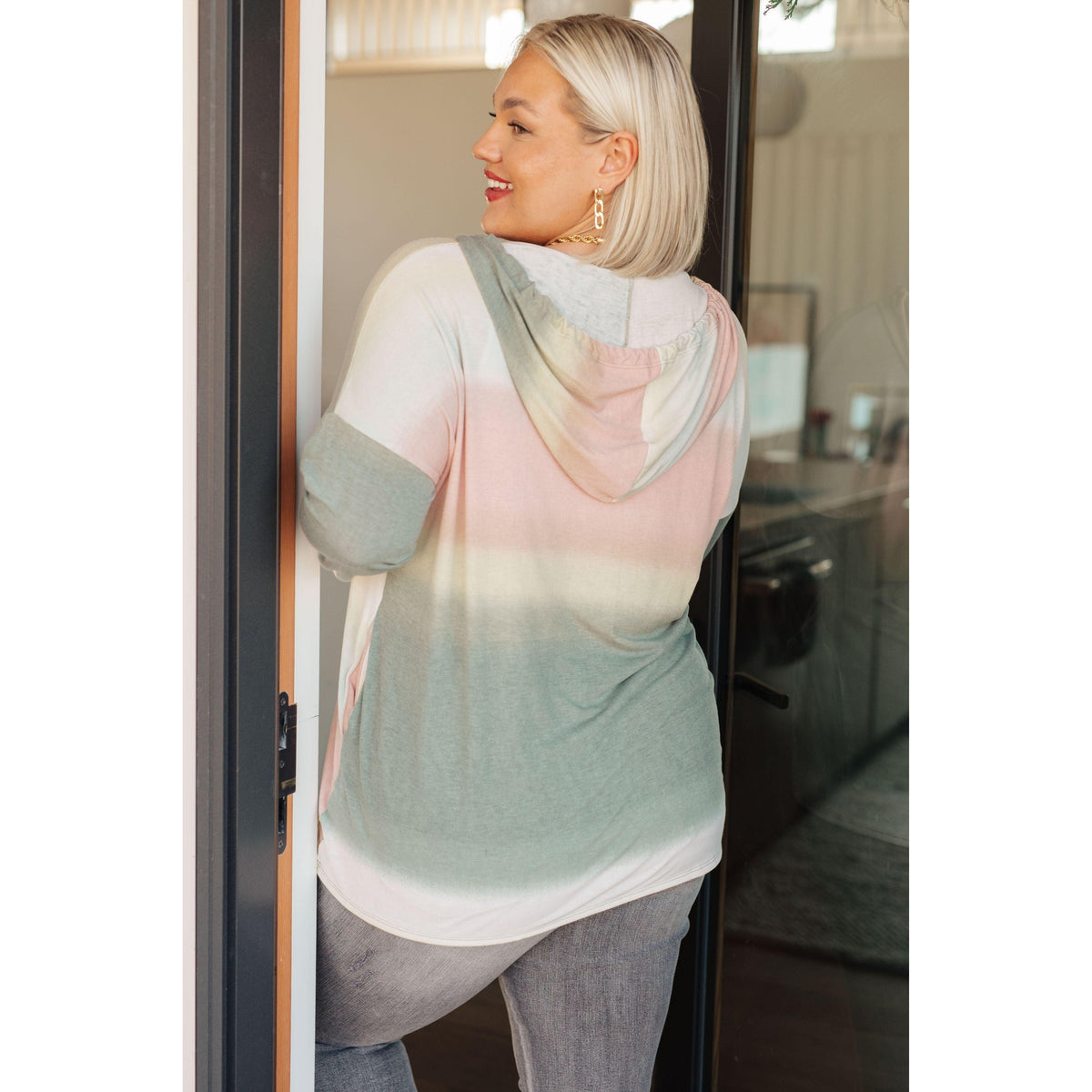 Hazy Horizon Ombre Hoodie - becauseofadi