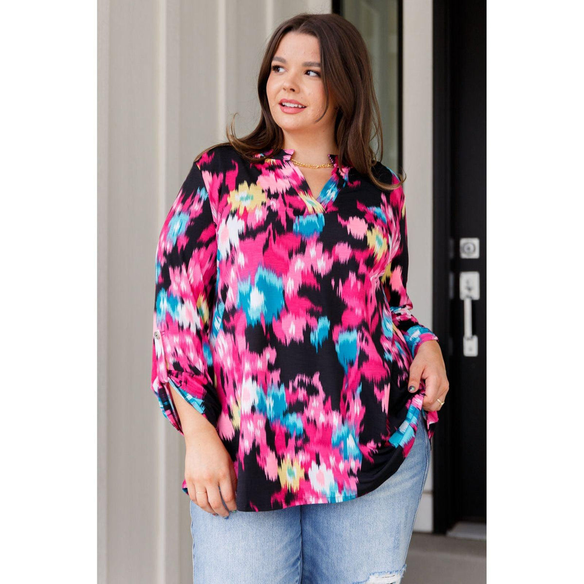 Little Lovely Blouse in Painted Floral - becauseofadi