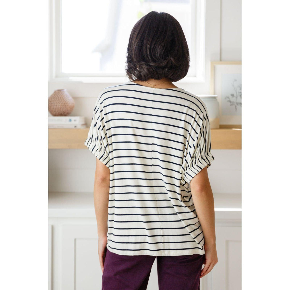 Much Ado About Nothing Striped Top - becauseofadi