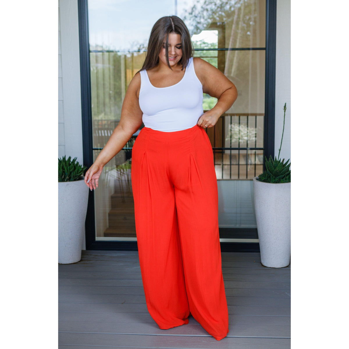 Not So Subtle Wide Leg Pants - becauseofadi