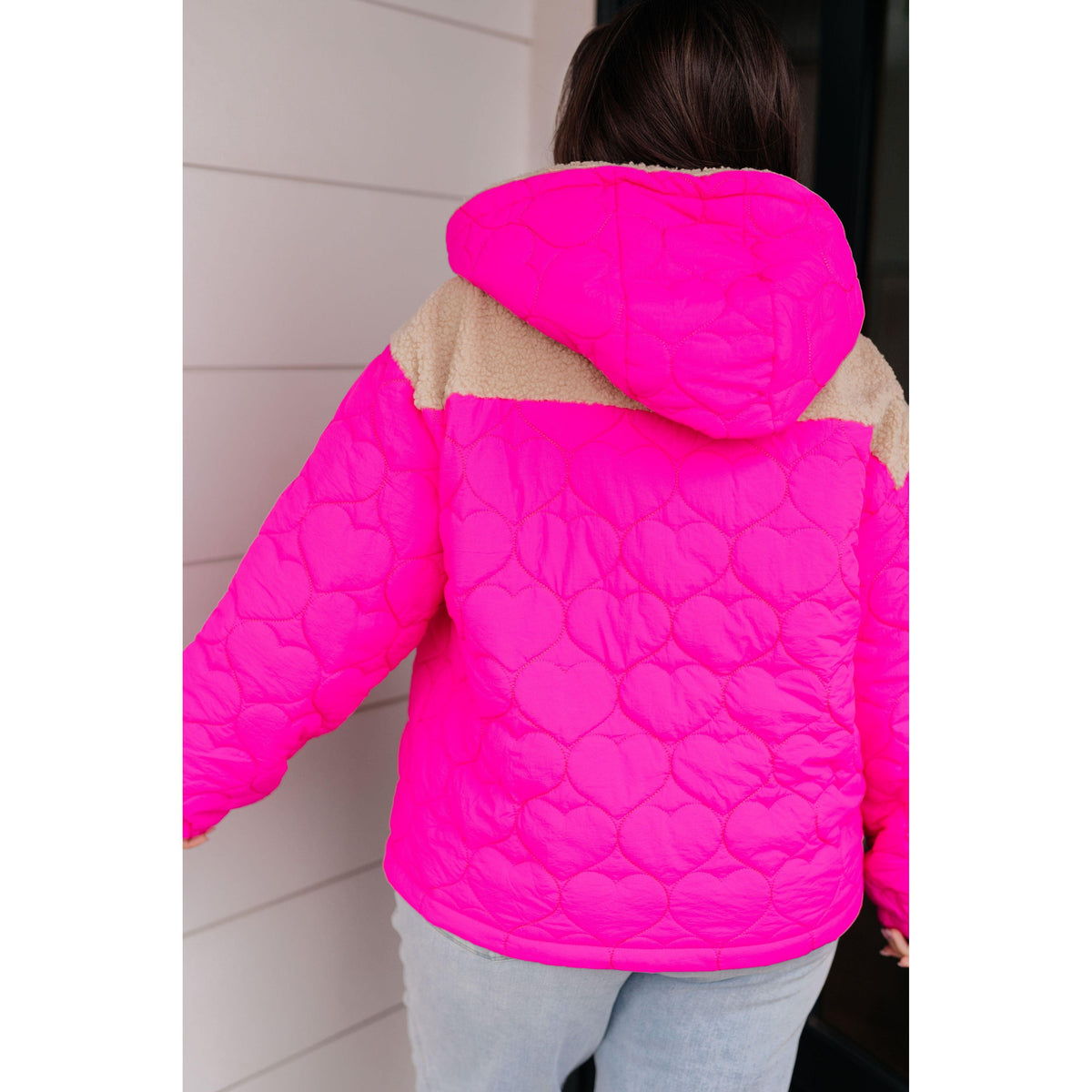 Not Sure How Puffer Jacket in Pink - becauseofadi