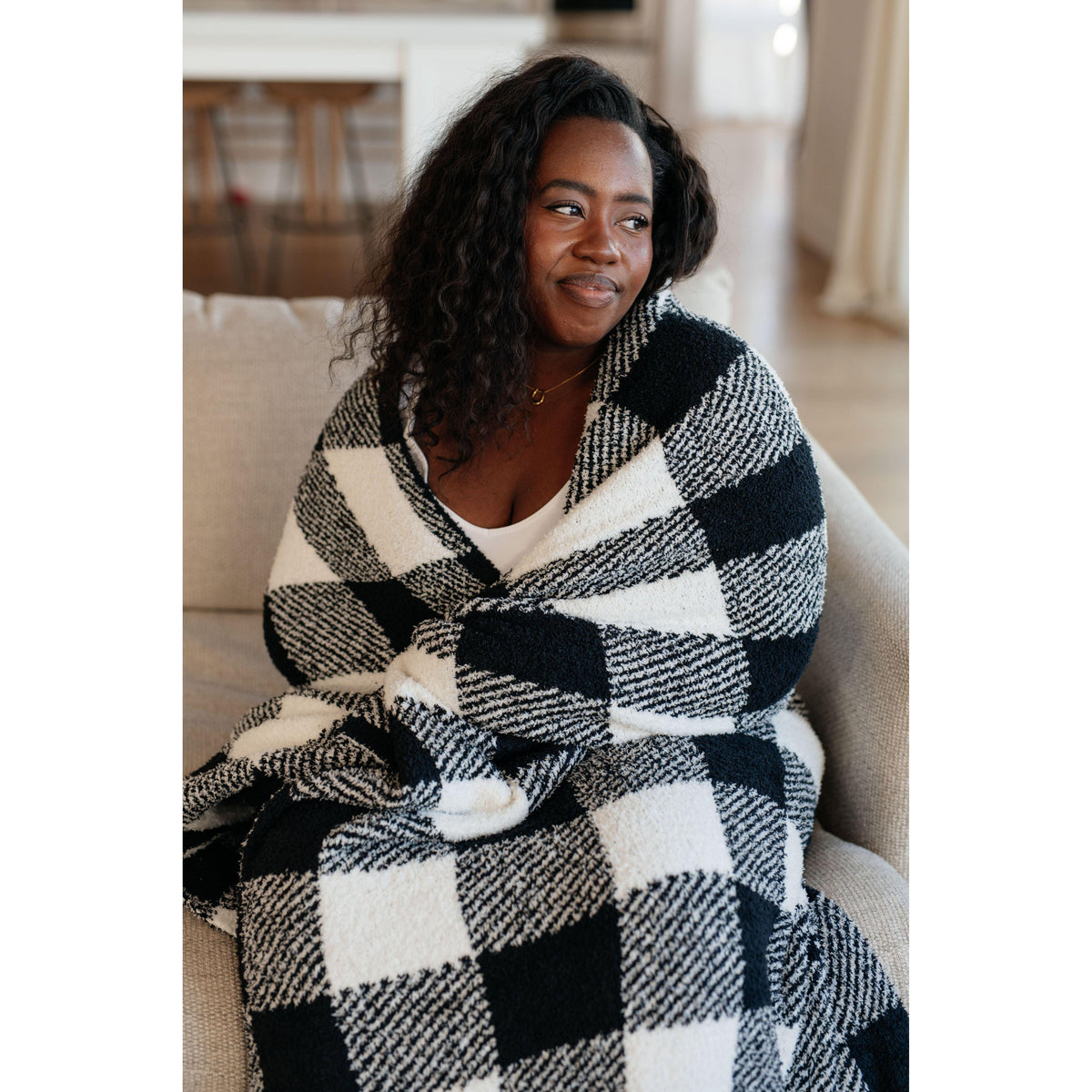 Penny Blanket Single Cuddle Size in Plaid - becauseofadi