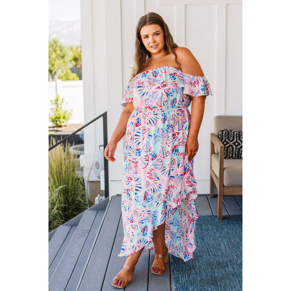 She Sells Sea Shells Maxi Dress - becauseofadi